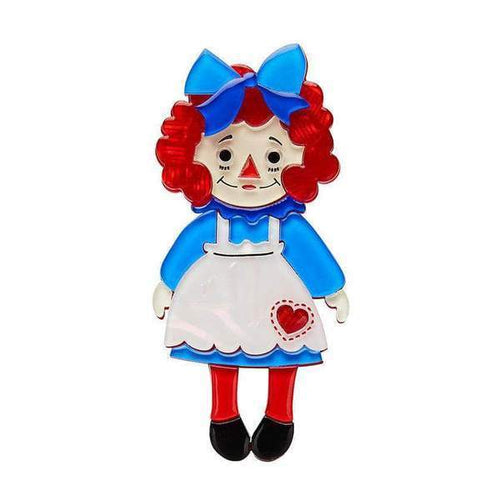 Erstwilder - Raggedy Annie Doll Brooch (2018) - 20th Century Artifacts