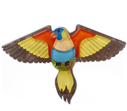 Erstwilder - Rainbow Lorie Lorikeet Brooch (2015) - 20th Century Artifacts