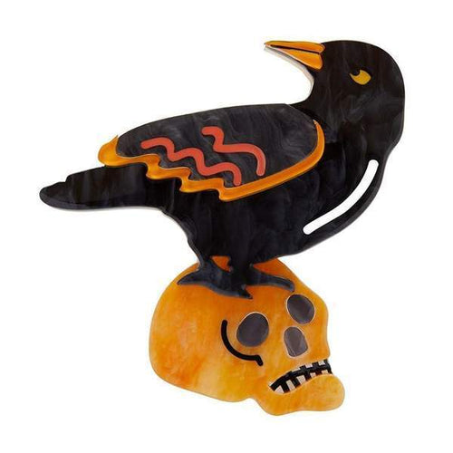 Erstwilder - Raven Mad Brooch (2019) - 20th Century Artifacts