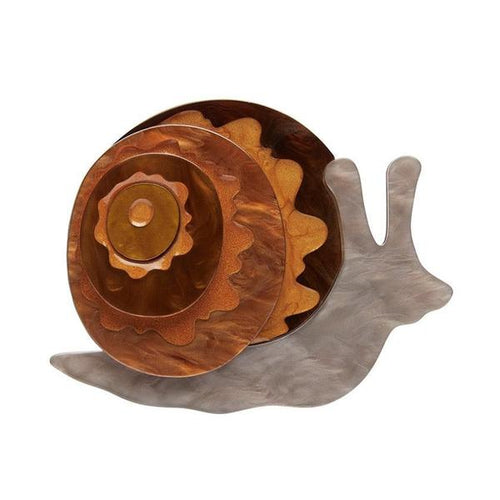 Erstwilder - Reticulated Rebel Snail Brooch (2020) - 20th Century Artifacts