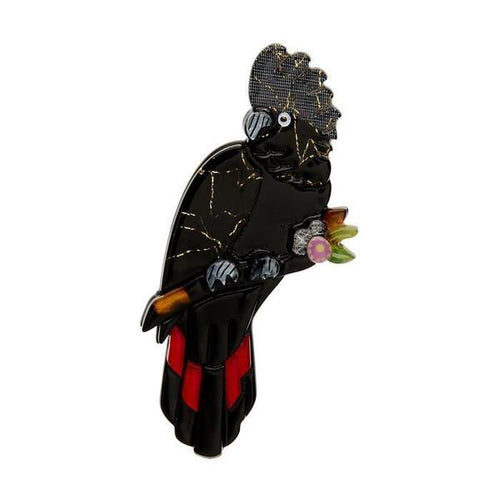 Erstwilder - Rohan Red Tail Cockatoo Brooch (2017) - 20th Century Artifacts