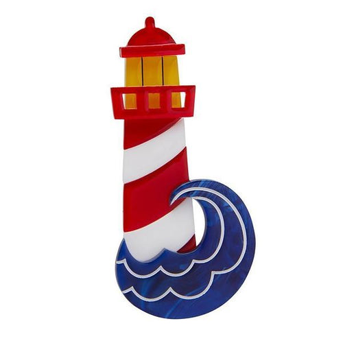 Erstwilder - Round The Twist Lighthouse Brooch (2019) - 20th Century Artifacts