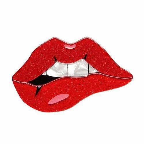 Erstwilder - Science Fiction Lips Brooch (2018) - 20th Century Artifacts