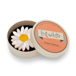 Erstwilder - She Loves Me Daisy Brooch (p) - 20th Century Artifacts