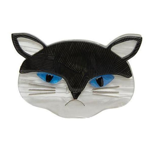 Erstwilder - Sour Puss Grumpy Cat Brooch (2016) - 20th Century Artifacts