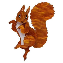 Load image into Gallery viewer, Erstwilder - Squirrel Nutkin Brooch (2020) - 20th Century Artifacts