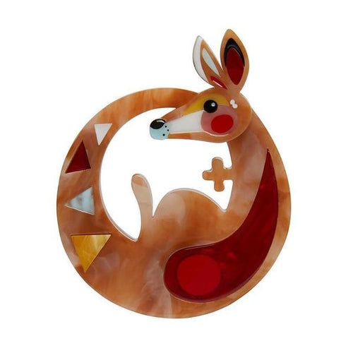 Erstwilder - The Kinetic Kangaroo Brooch (Pete Cromer) (2019) - 20th Century Artifacts