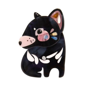 Erstwilder - The Talkative Tasmanian Devil Brooch (Pete Cromer) (2019) - 20th Century Artifacts