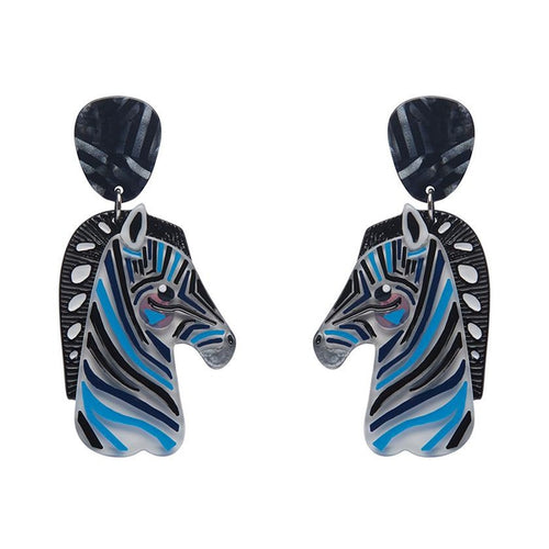 Erstwilder - The Zealous Zebra Earrings (Pete Cromer) (2022) - 20th Century Artifacts