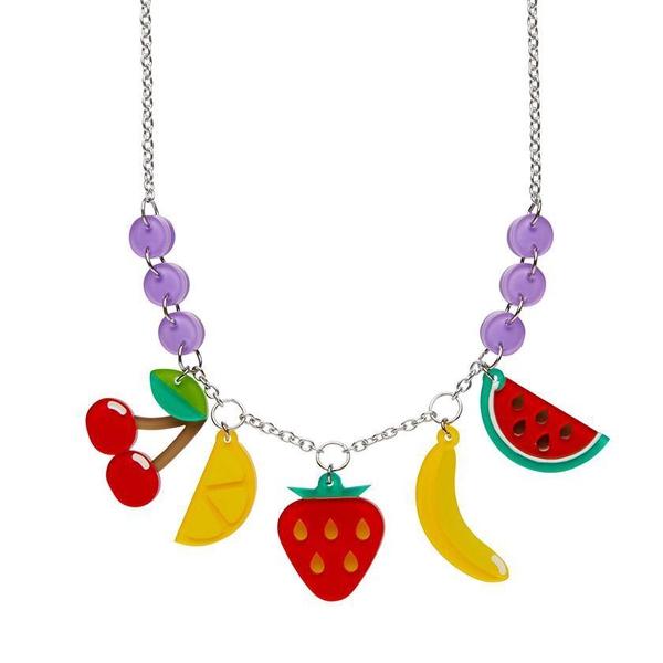 Erstwilder - Wiggles Fruit Salad Necklace - 20th Century Artifacts