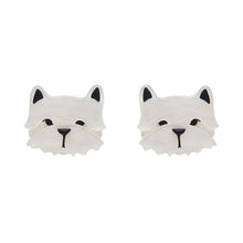 Load image into Gallery viewer, Erstwilder - Winston the Westie Earrings 2022 - 20th Century Artifacts