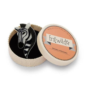 Erstwilder - Zelda the Zany Zebra Brooch (2016) - 20th Century Artifacts