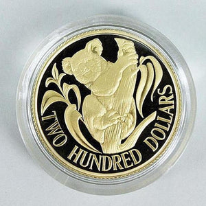 Royal Australian Mint Proof $200 Gold Coin Koala 1980 - 20th Century Artifacts