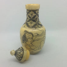 Load image into Gallery viewer, Snuff Bottle - Carved Bone Erotic Couple 2 of 5 - 20th Century Artifacts