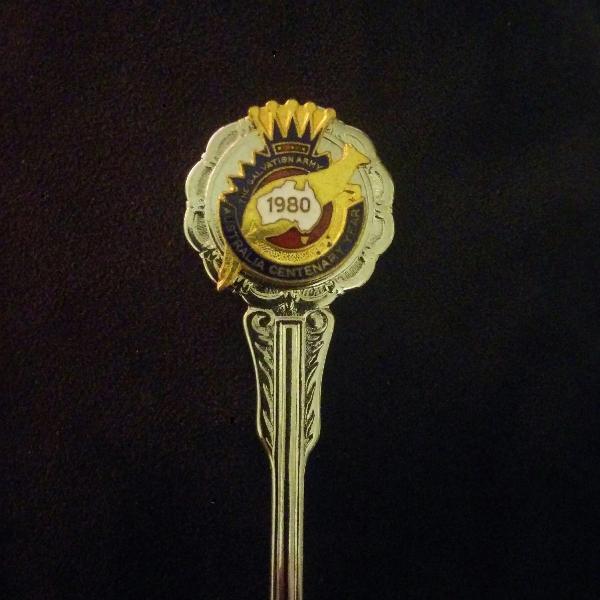 Souvenir Spoon - Salvation Army Centenary Year 1980 Australia - 20th Century Artifacts